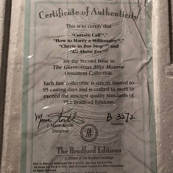 Bradford Edition“The Glamorous Miss Monroe” Cllctn - Picture 2 of 8